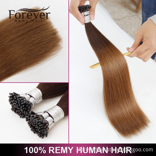 Forever high quality Full cutical cheap 100 Brazilian remy human ombre 26 inch i-tip hair extensions